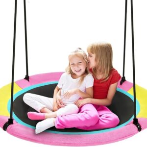 columpio saucer de 100 cm para niños -100 cm saucer tree swing for kids